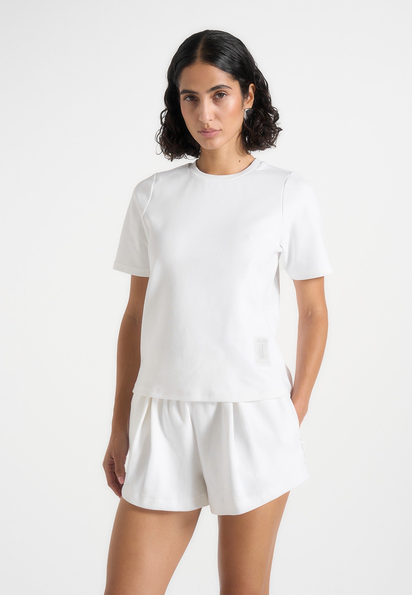 TS002 - Short Sleeve Cotton T-Shirt - White 