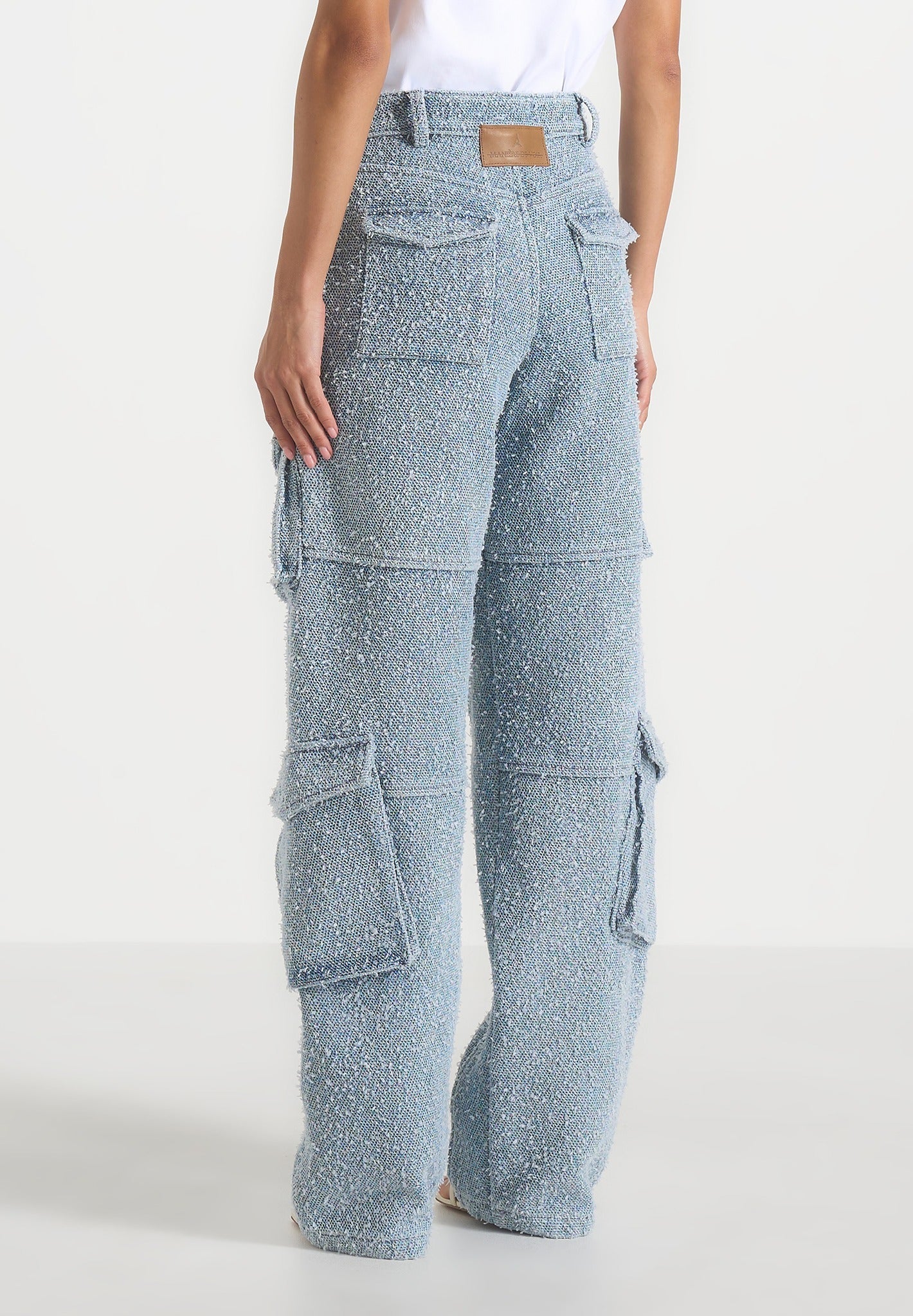 anne-denim-high-waisted-boucle-cargo-pants-mid-blue