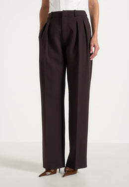 julie-tailored-twin-pleat-pants-dark-brown