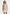 Baya - Tailored Cinch Waist Pleated Blazer Dress - Beige