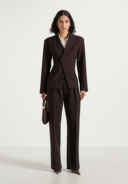 beatrice-tailored-cinched-blazer-dark-brown