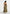 Elva - Smocked Waist Cotton Maxi Dress - Khaki