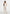 Ivanna - Elasticated Wide Leg Striped Cotton Pants - Cream