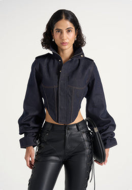 solange-denim-tacked-sleeve-jacket-indigo