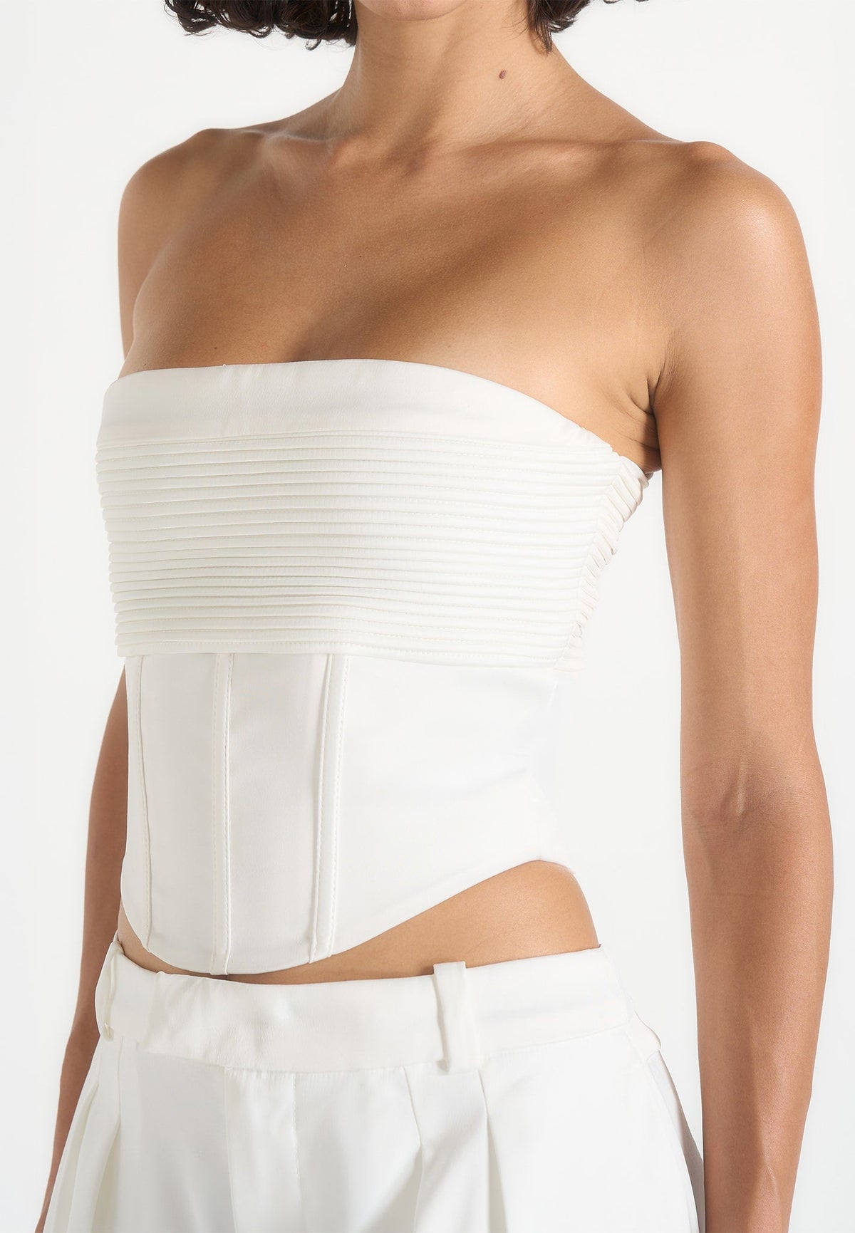 cora-satin-pintuck-bandeau-corset-top-off-white