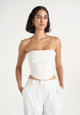 cora-satin-pintuck-bandeau-corset-top-off-white