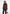 Whitney - Patent Belted Trench Jacket - Wine Red