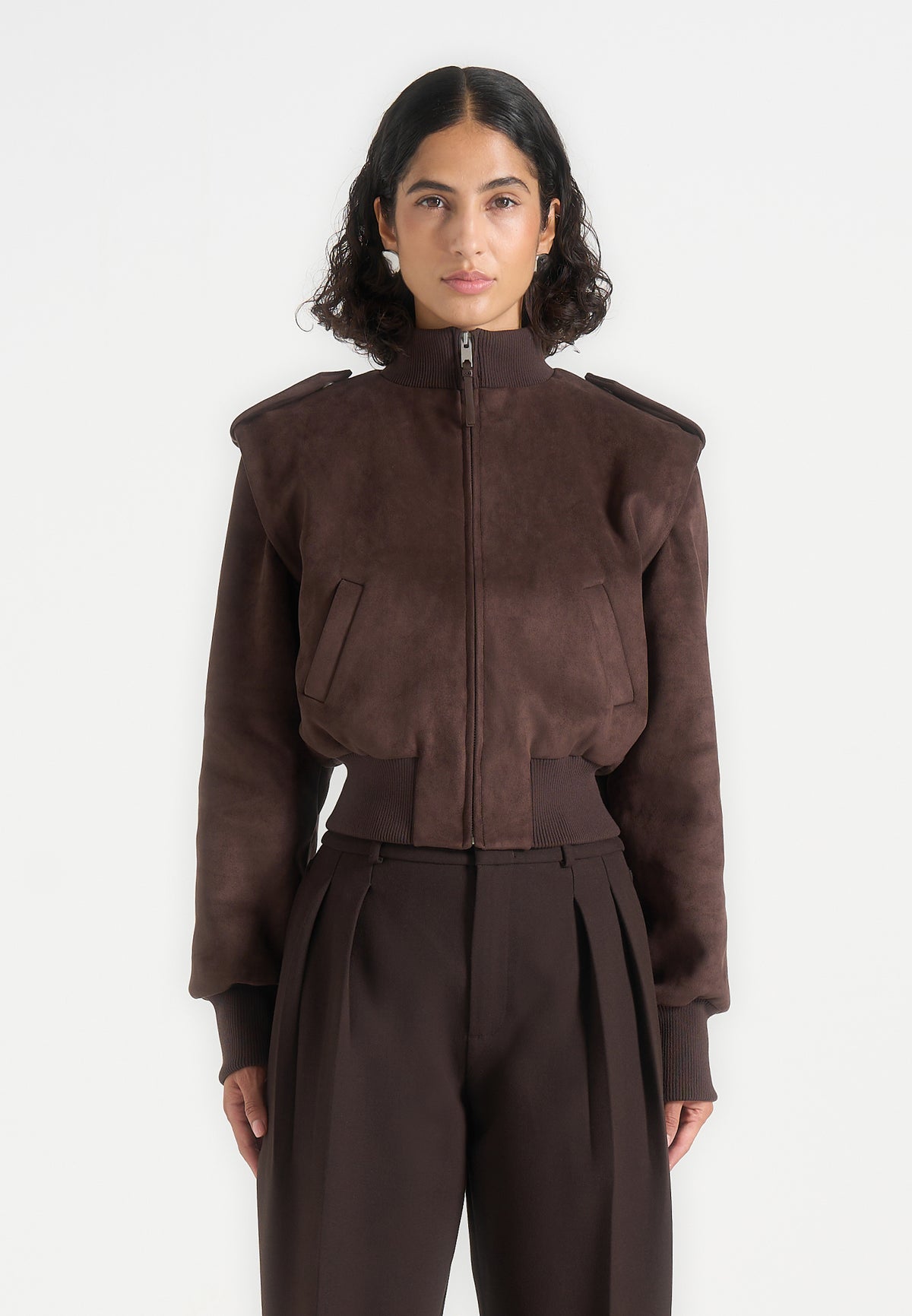delfina-suede-layered-shoulder-cropped-bomber-jacket-brown