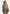Cosette - Wool Lapel Bomber Jacket - Taupe
