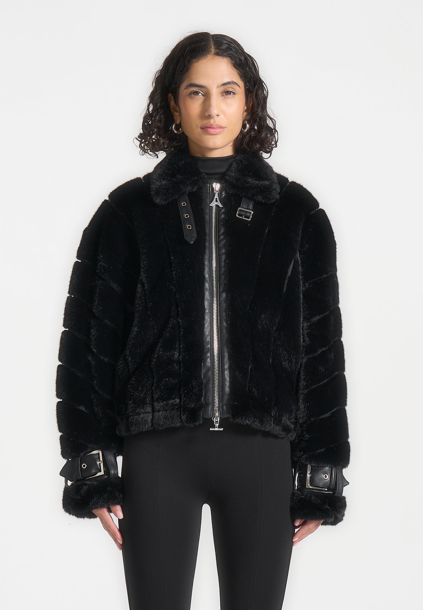 oversized-ribbed-plush-jacket-with-lapel-black 