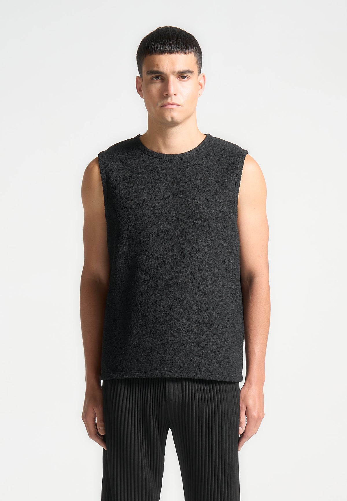 Fabien - Boucle Boxy Vest - Black