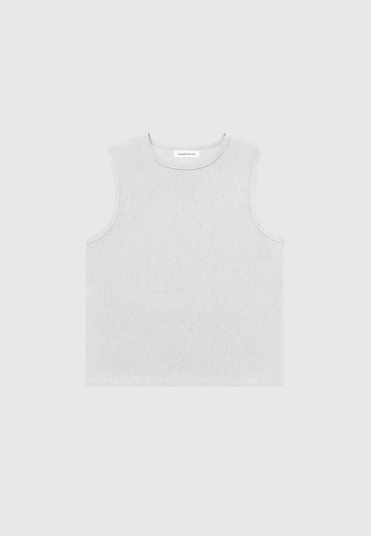 Fabien - Boxy Textured Vest - Grey