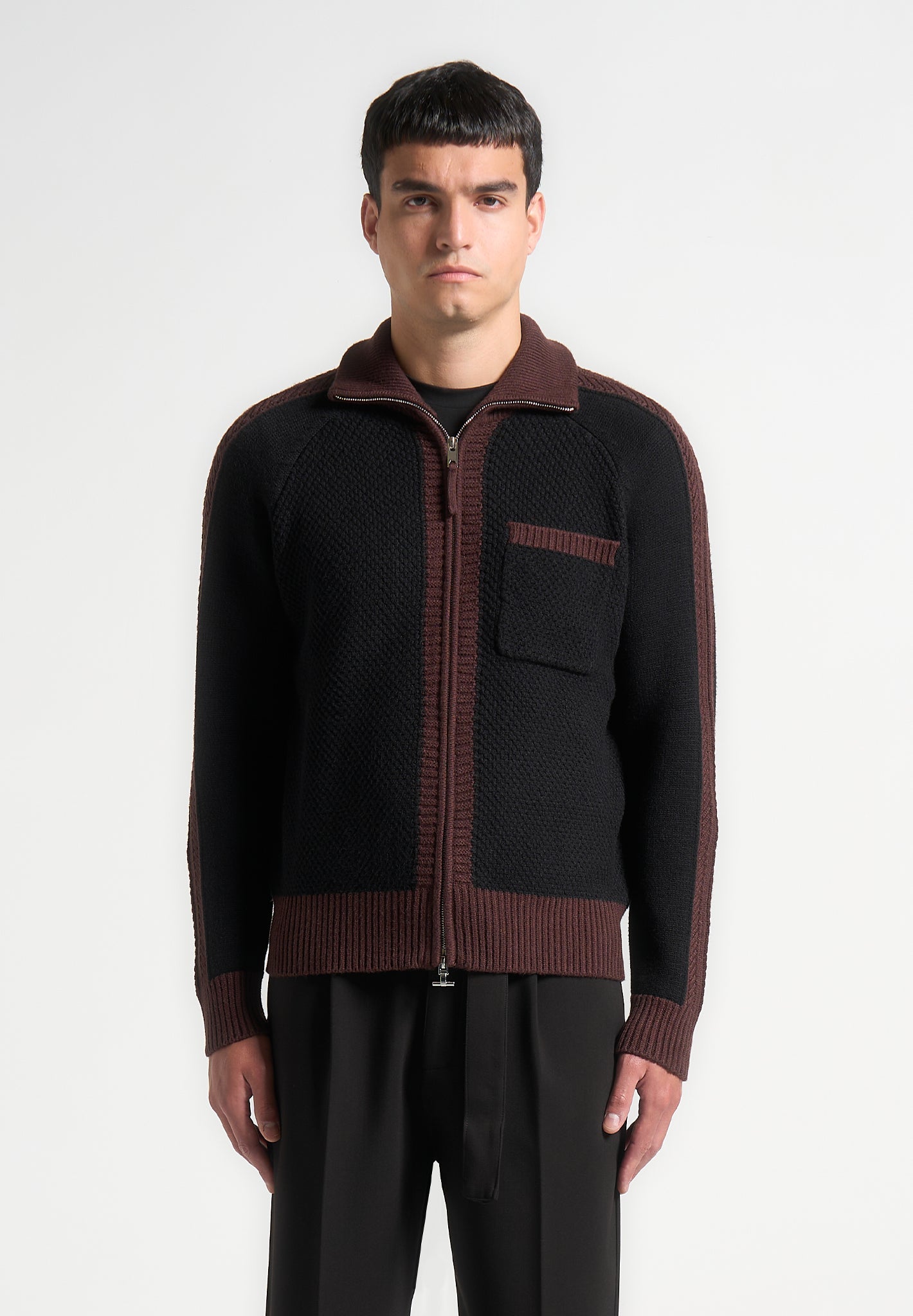 colour-block-zip-through-cardigan-black 