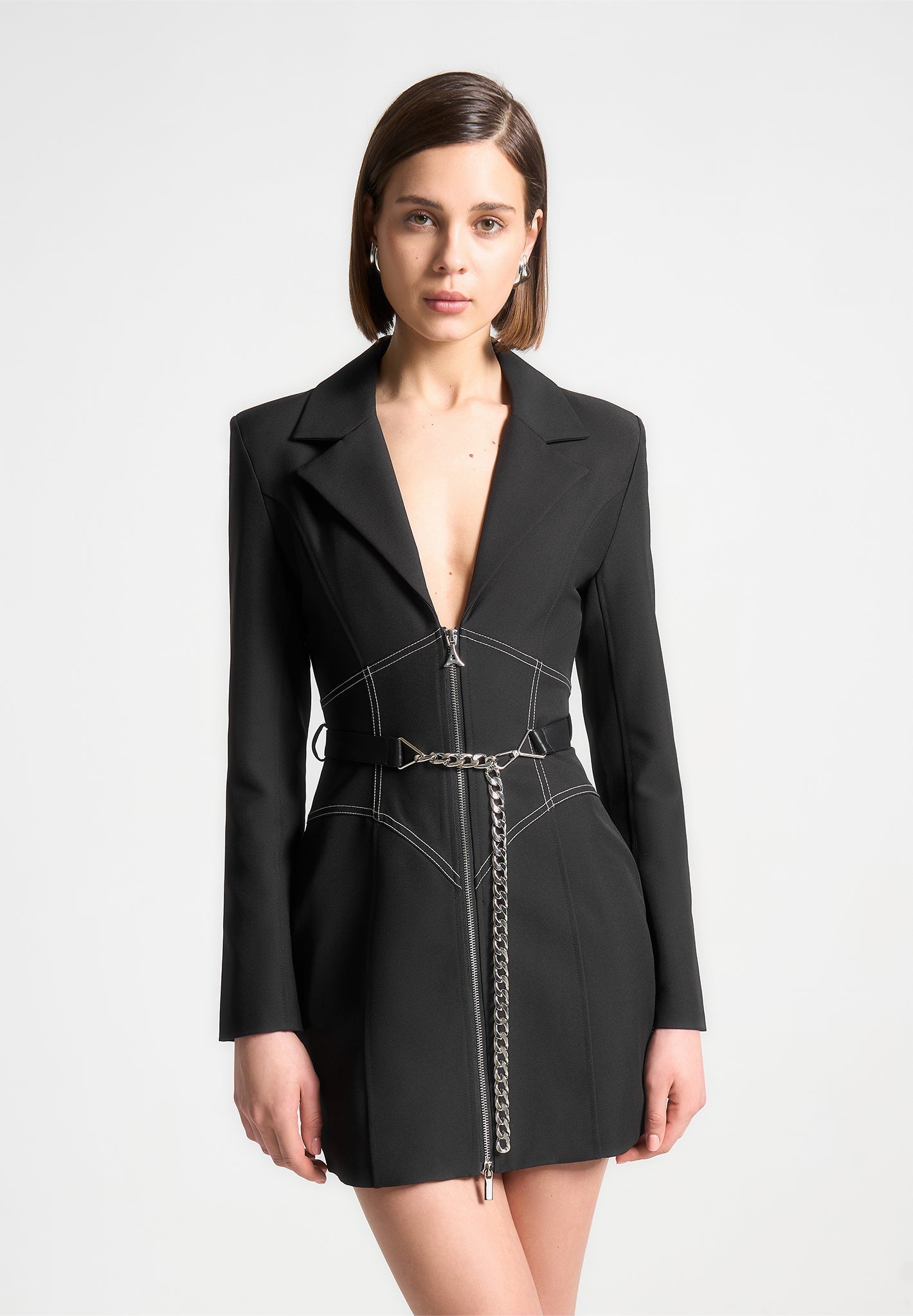 corset-blazer-dress-with-chain-black-2 