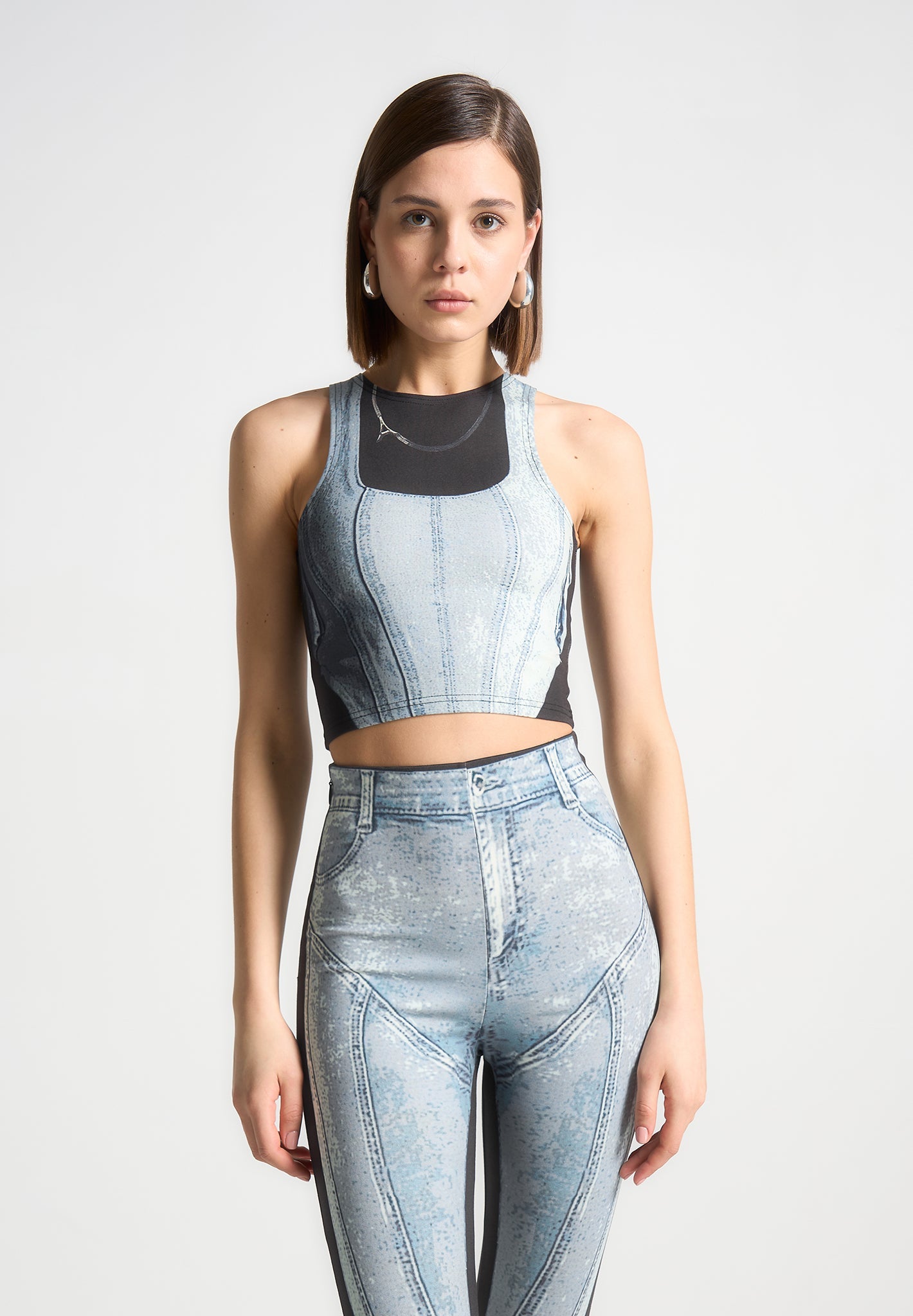 denim-print-racer-crop-top-blue-black 