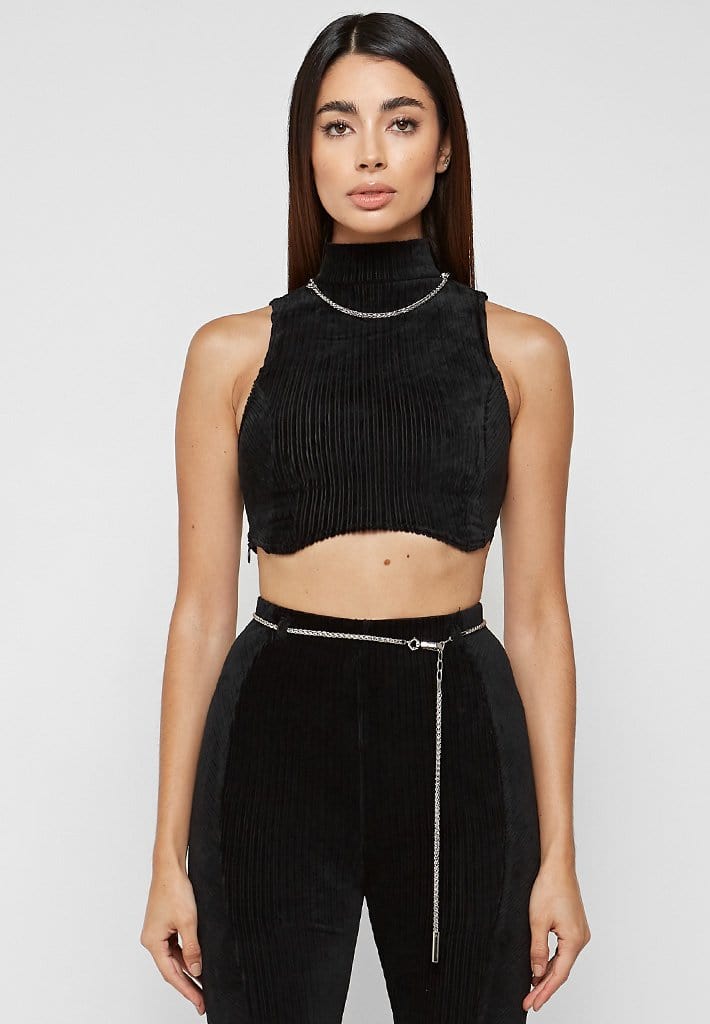detachable-chain-ribbed-velour-top-black 