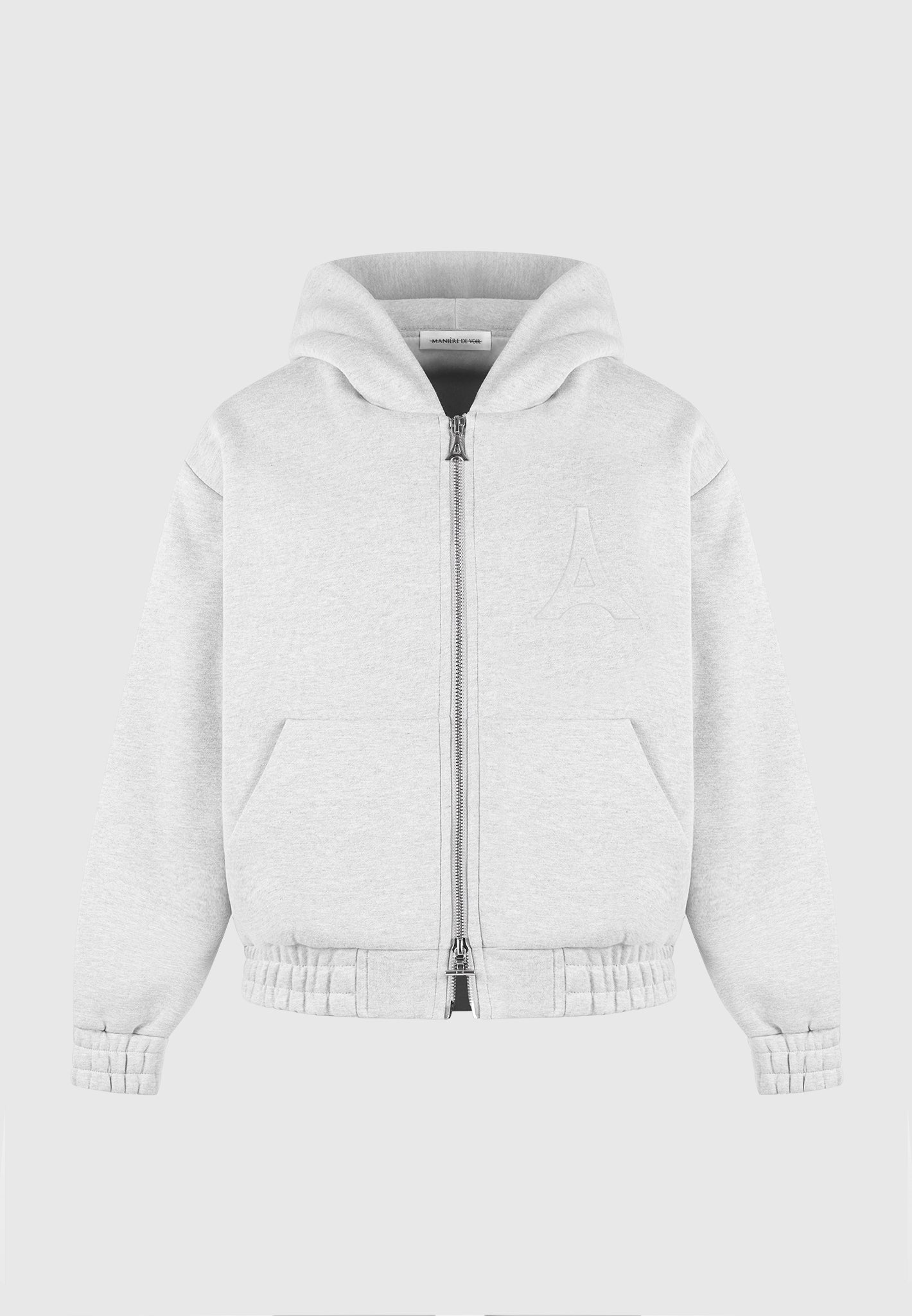 eternel-eiffel-embossed-zip-hoodie-grey