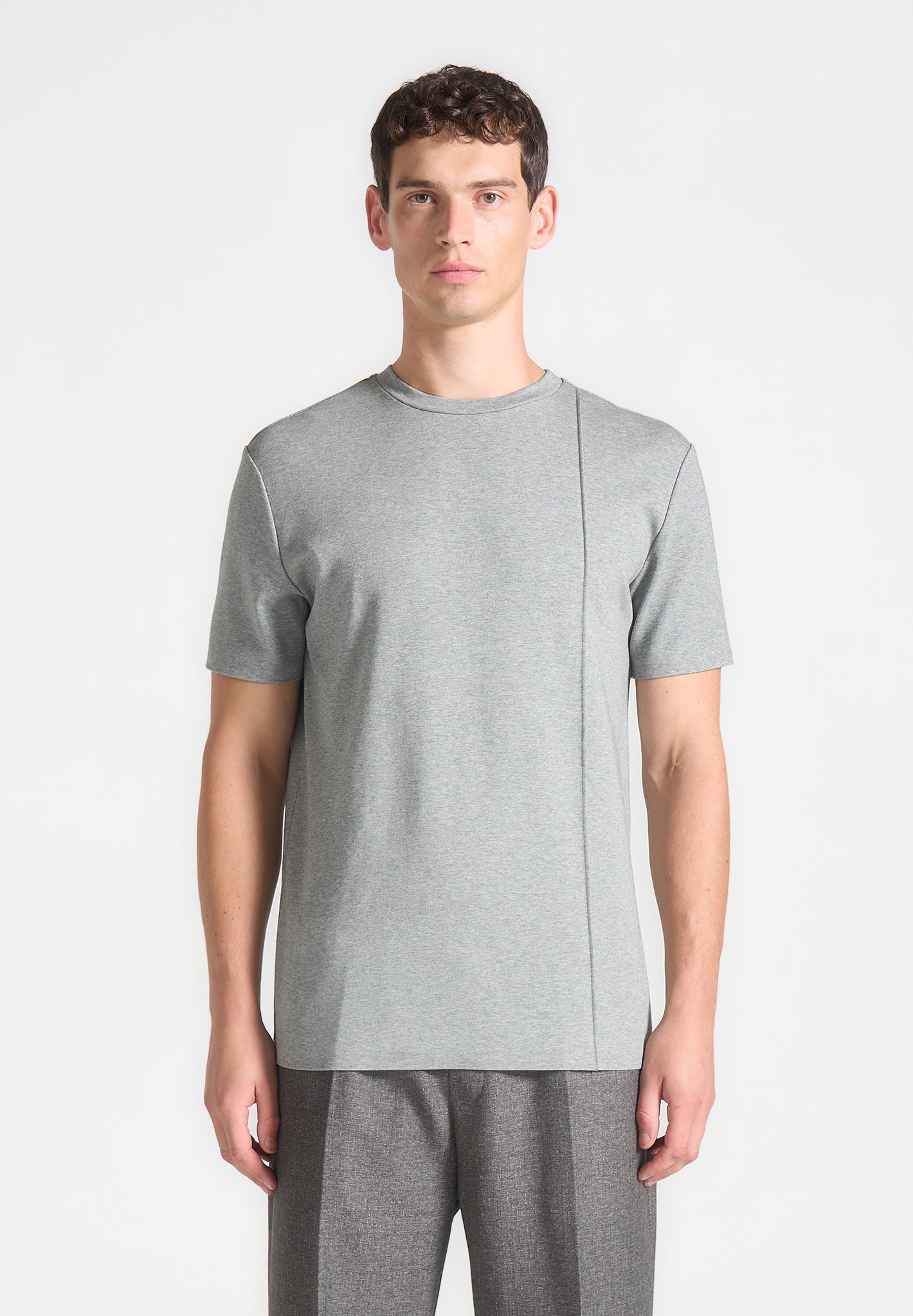 eternel-regular-fit-cotton-t-shirt-with-pintuck-grey 
