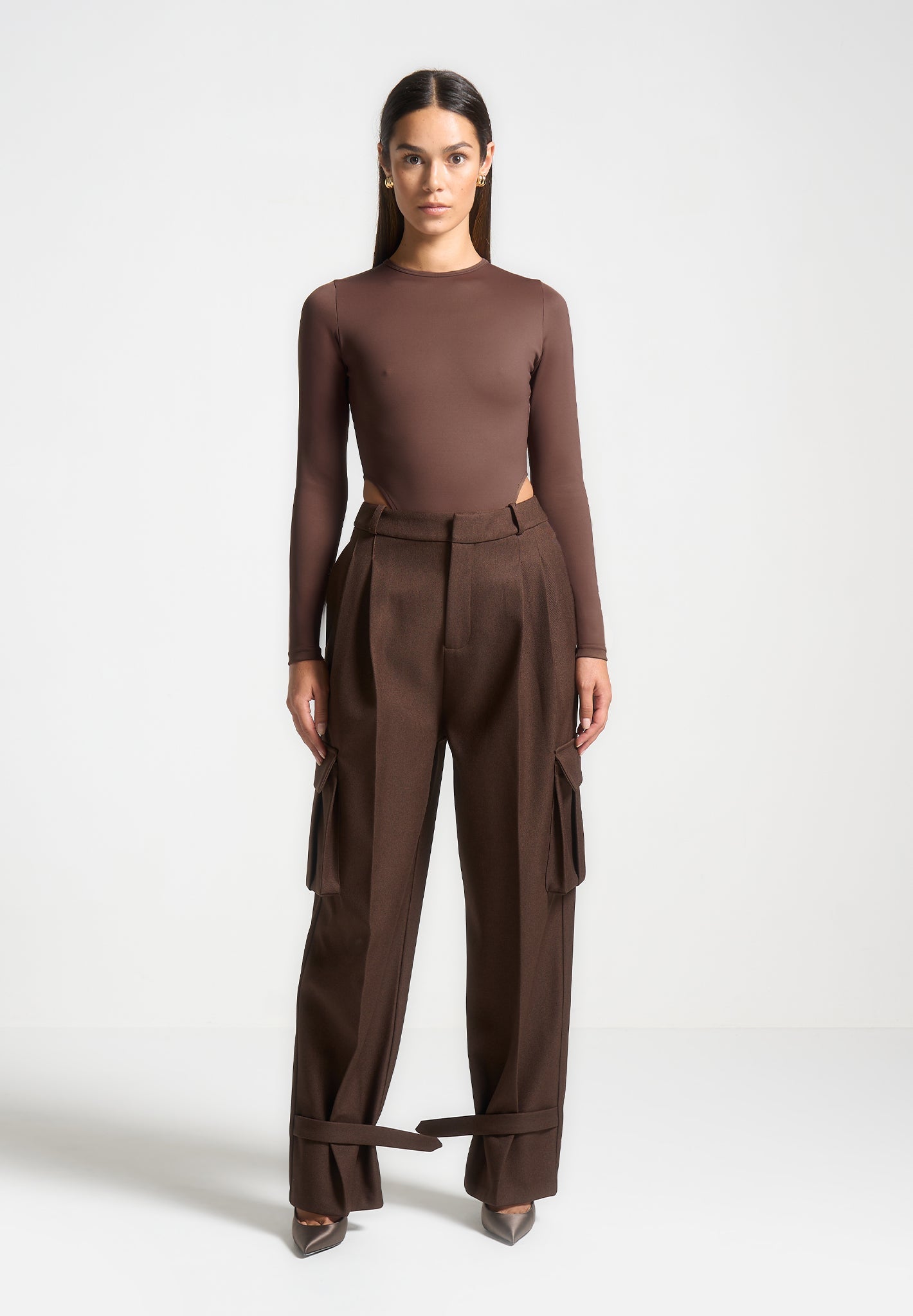 eternelle-high-leg-long-sleeve-bodysuit-brown 