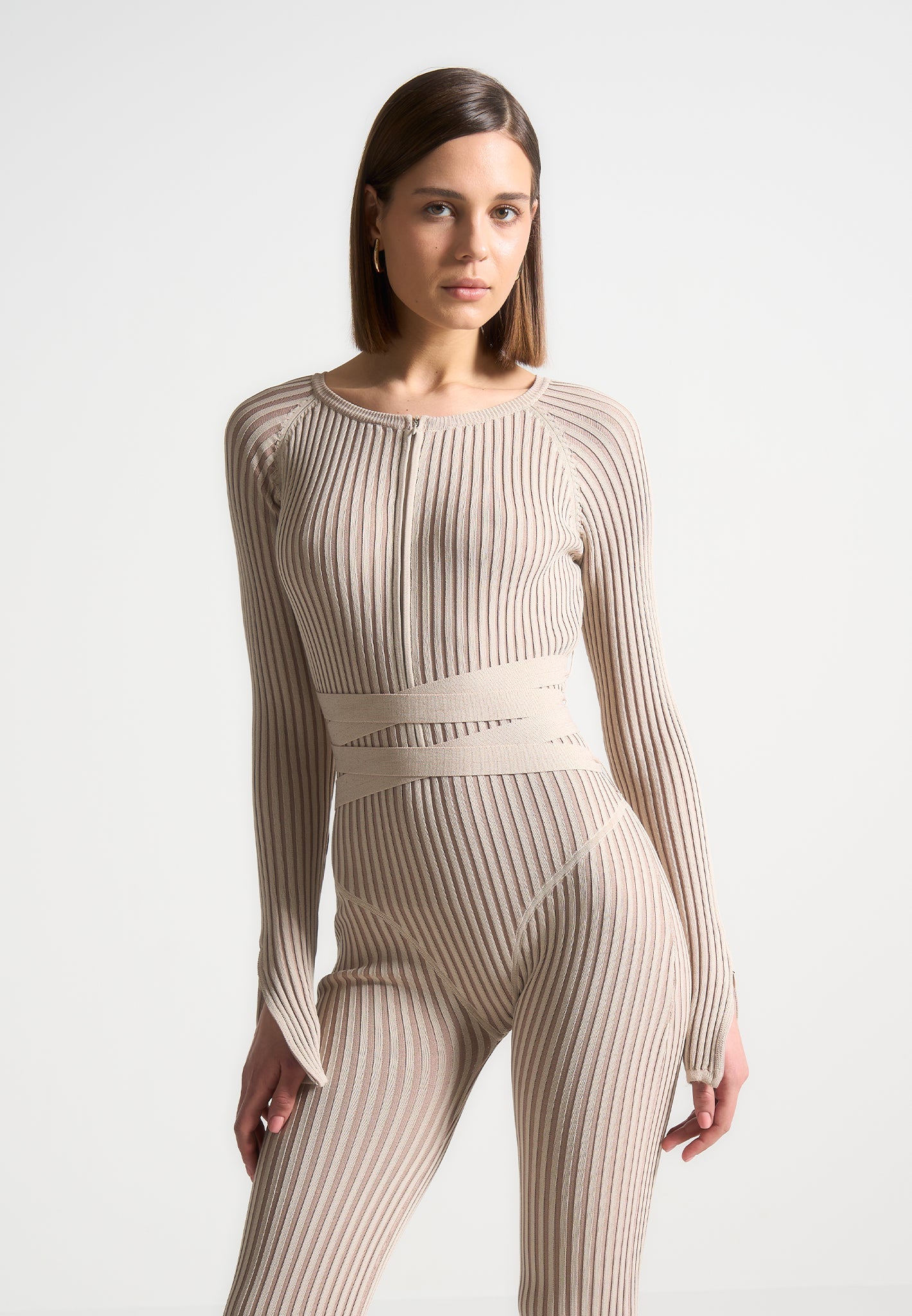 knitted-two-tone-jumpsuit-with-belt-beige-taupe 