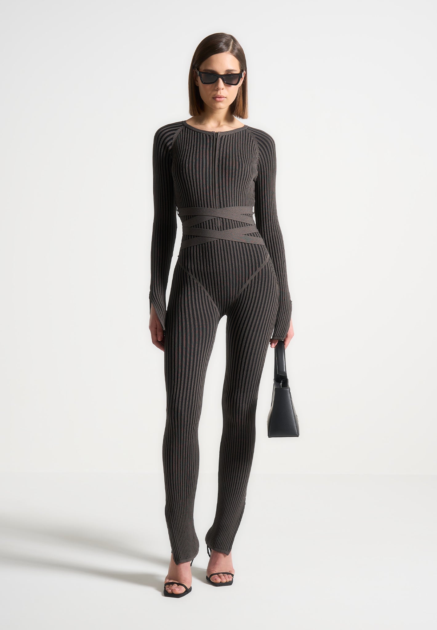 knitted-two-tone-jumpsuit-with-belt-grey-black 