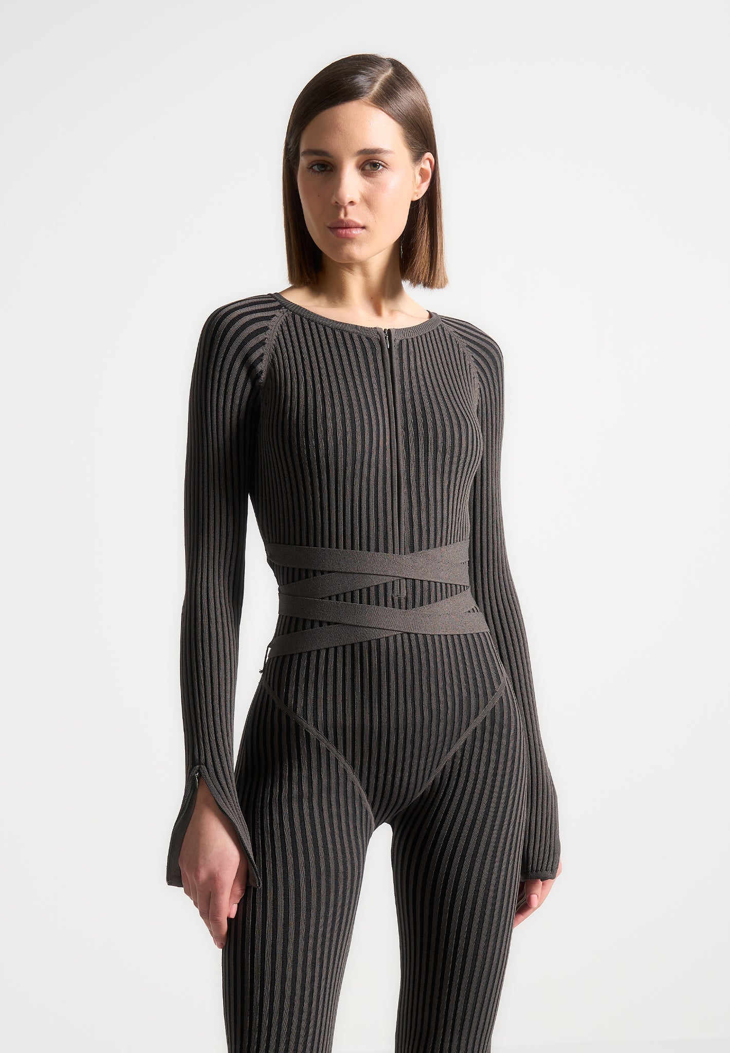 knitted-two-tone-jumpsuit-with-belt-grey-black 