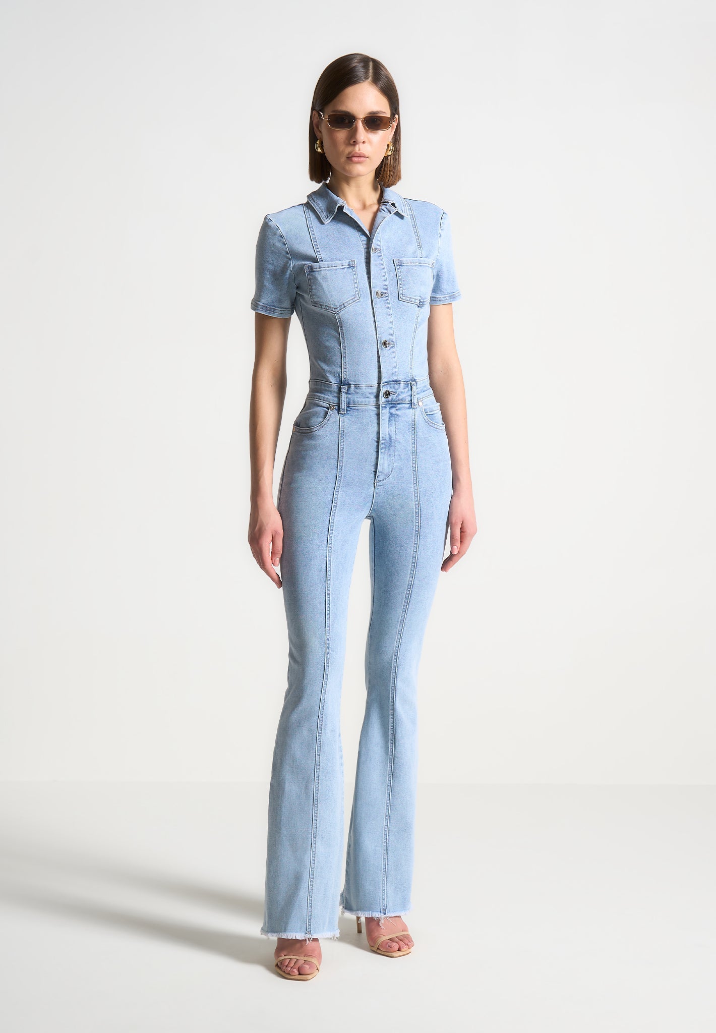 mini-flared-denim-jumpsuit-mid-blue 