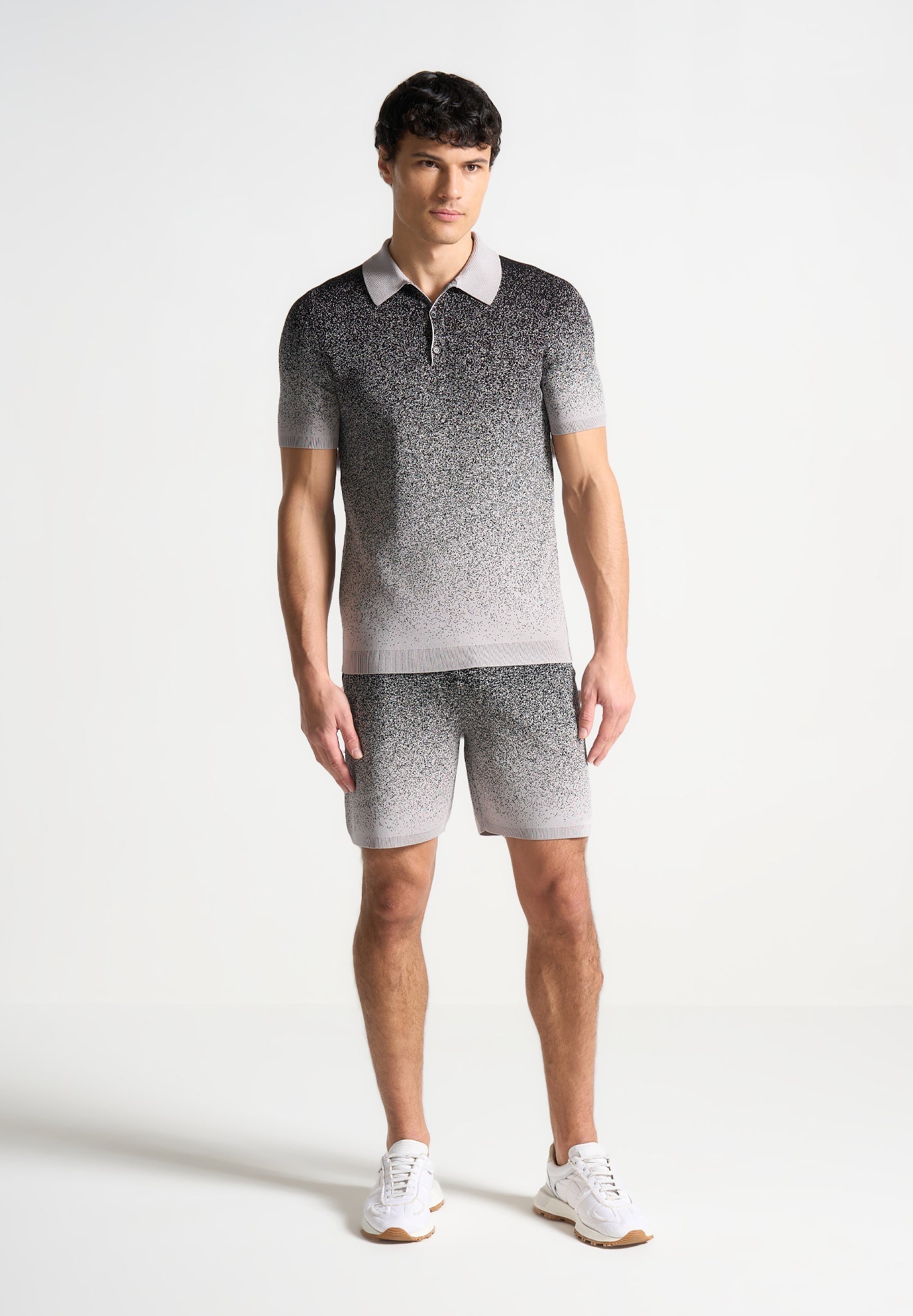 ombre-knit-polo-top-grey-black 