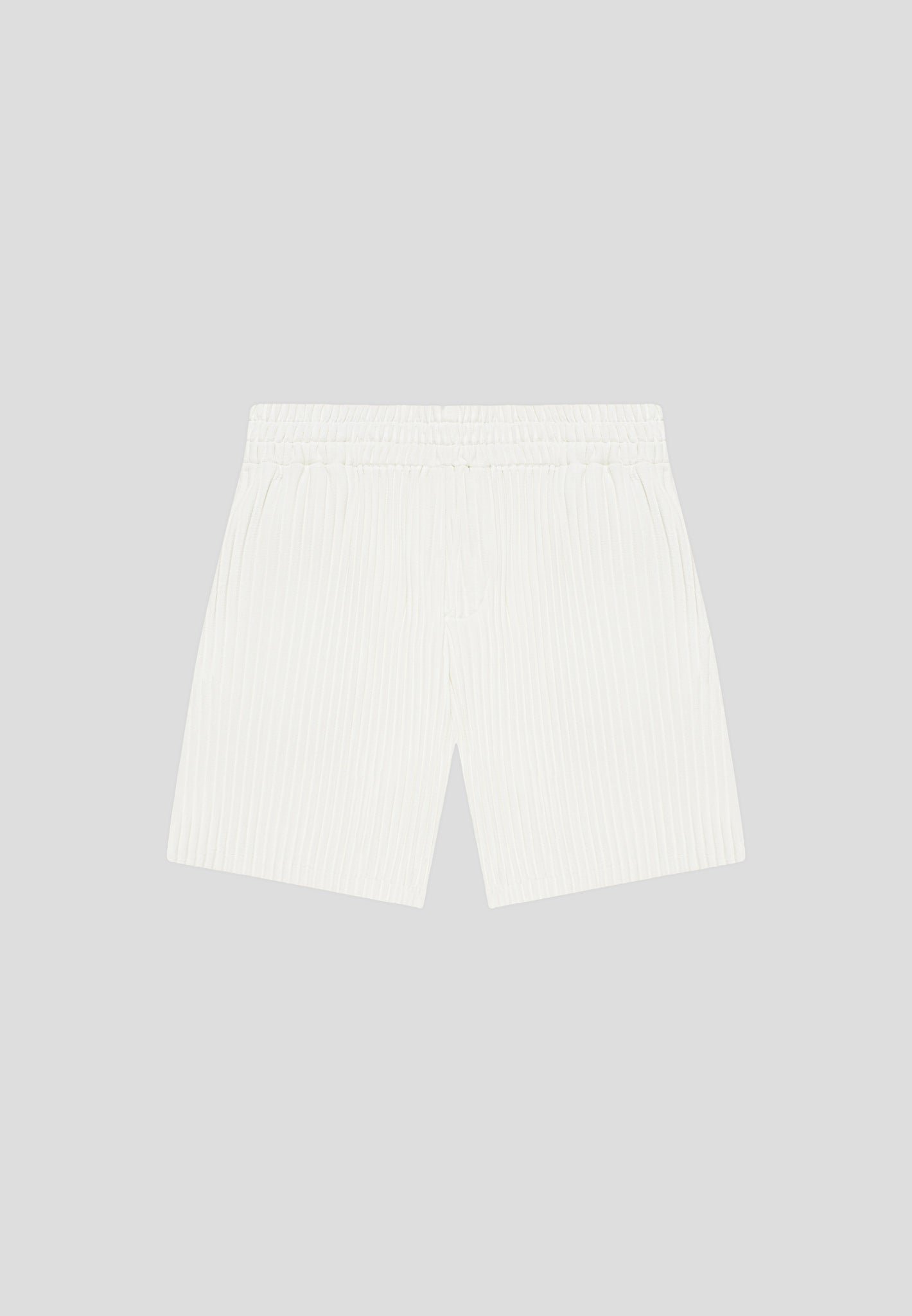 pleated-shorts-off-white