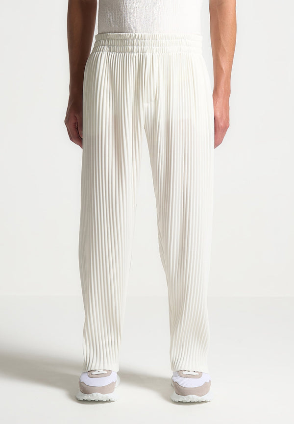 Jonas - Pleated Trousers - Off White
