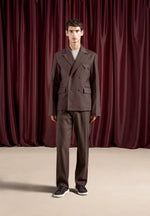 regular-fit-twill-pleated-tailored-trousers-brown
