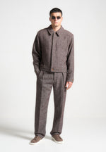 relaxed-fit-wool-blend-herringbone-pleated-tailored-trousers-brown