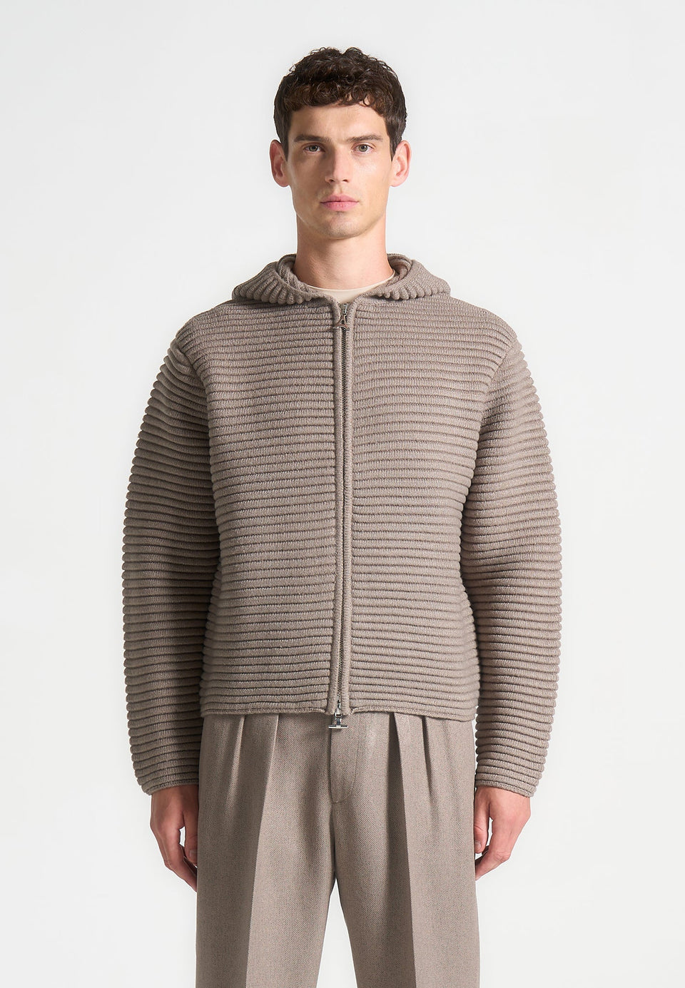 eden-unisex-ribbed-knit-zip-up-hoodie-taupe