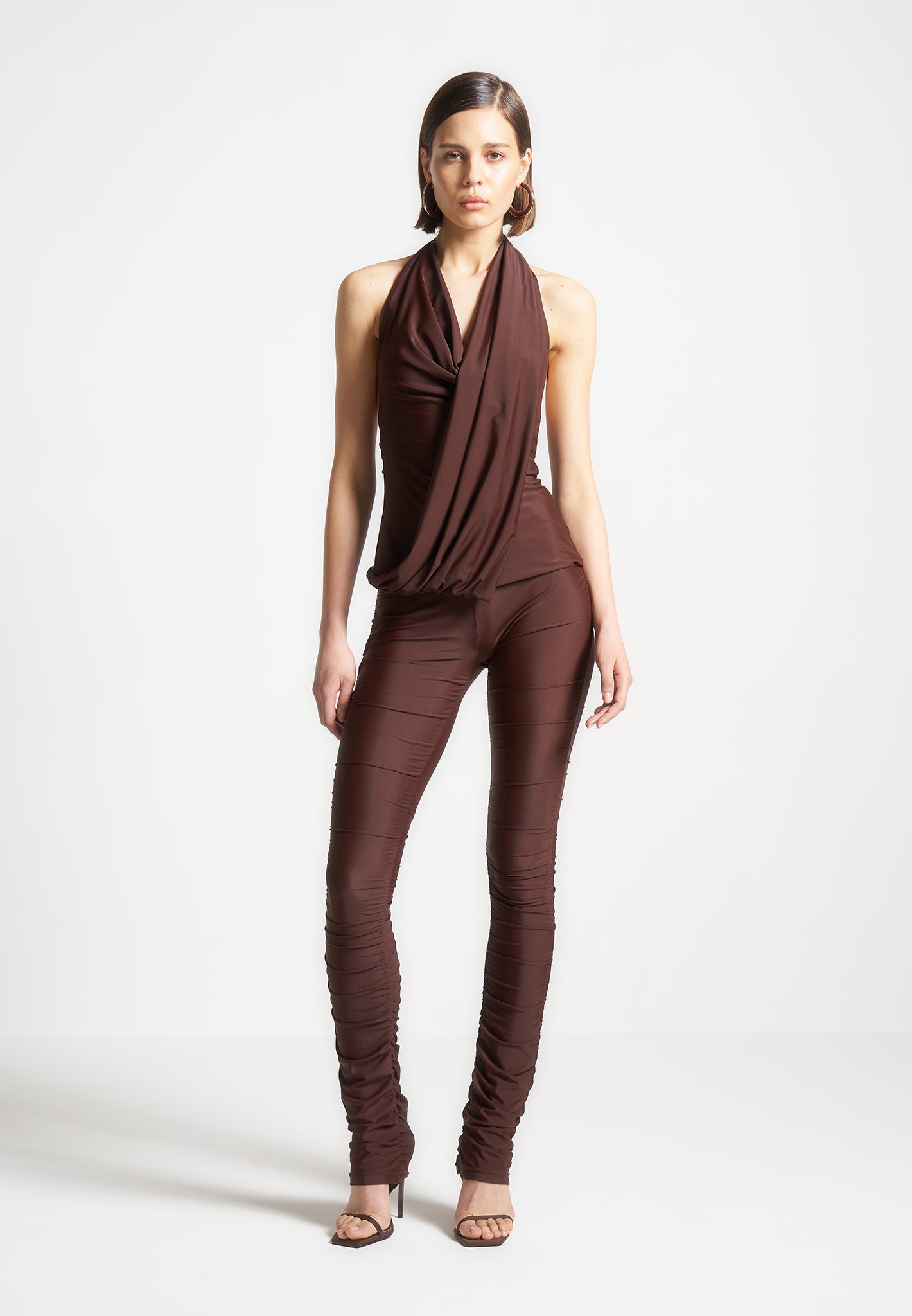 ruched-fit-and-flare-leggings-brown 