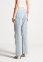 scattered-rhinestone-straight-leg-jeans-bleach-wash