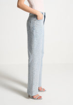 scattered-rhinestone-straight-leg-jeans-bleach-wash