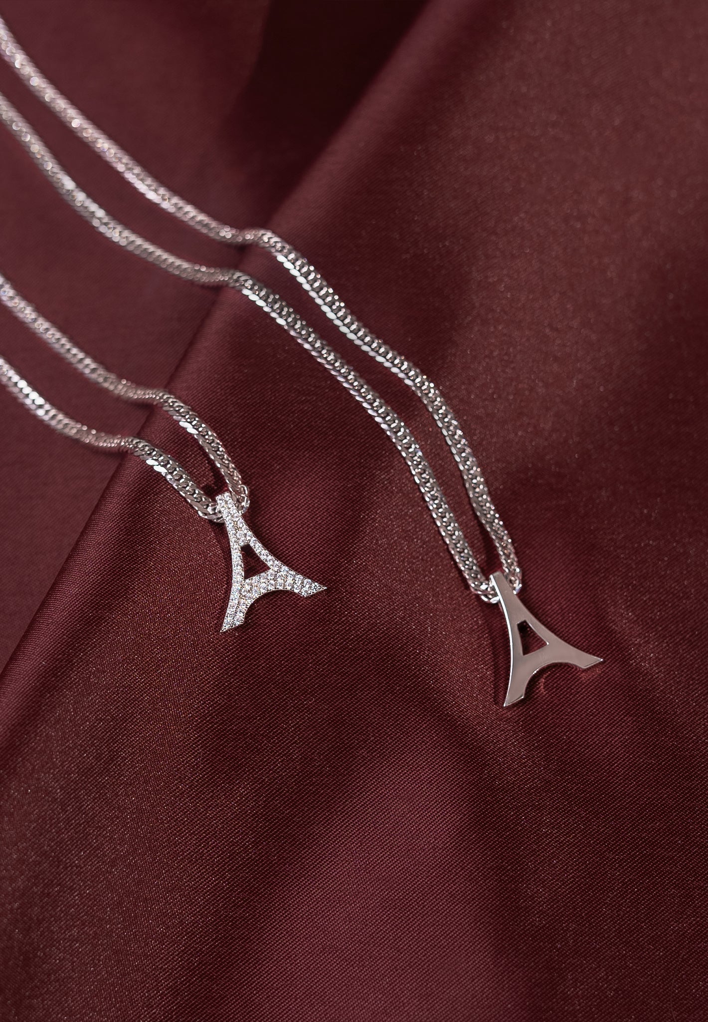 sterling-silver-iced-eiffel-pendant-necklace-silver