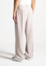 relaxed-fit-textured-belted-tailored-trousers-stone