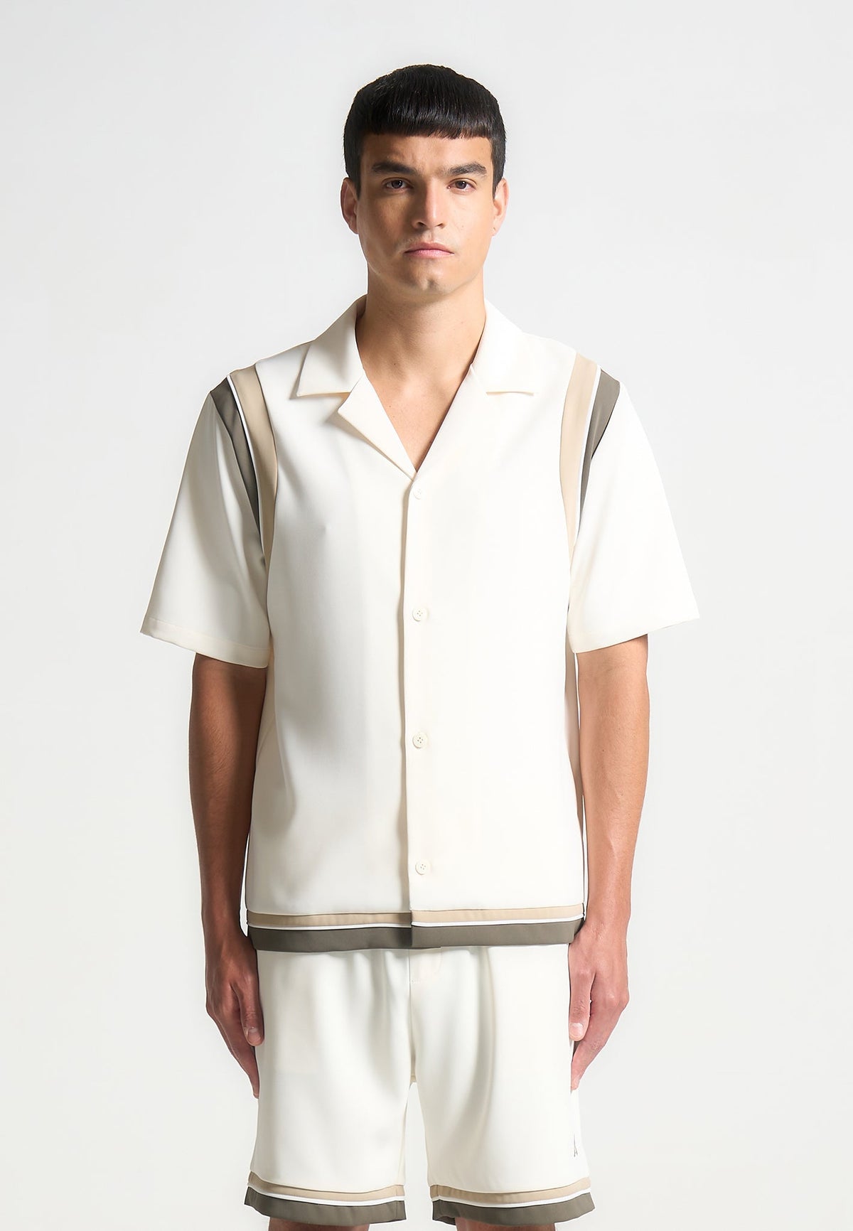 Varsity Revere Shirt - Cream