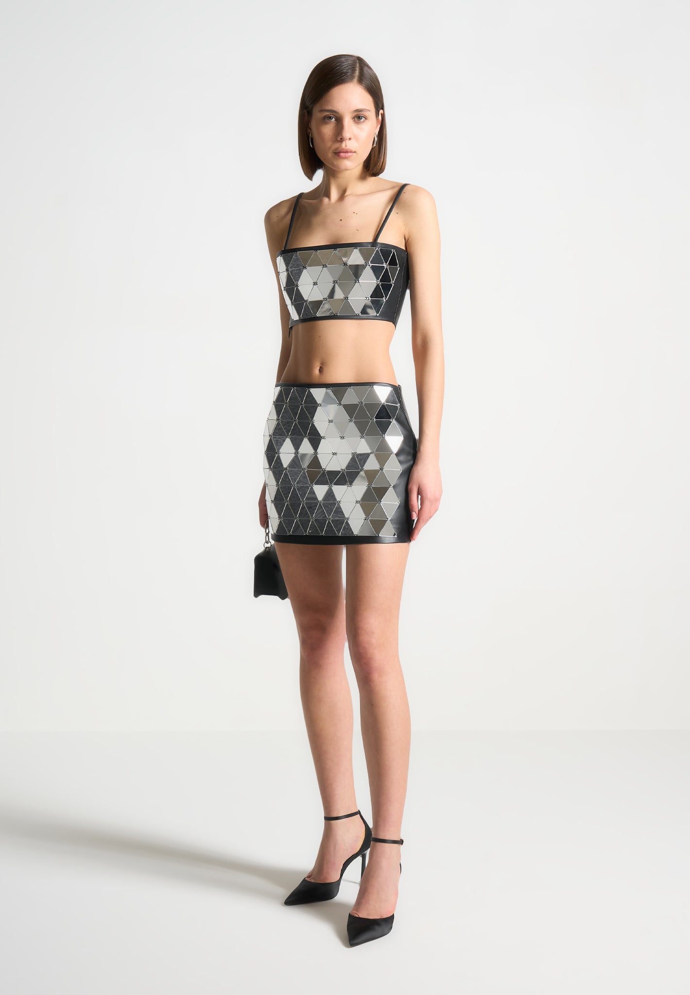 vegan-leather-mirrored-mini-skirt-black 