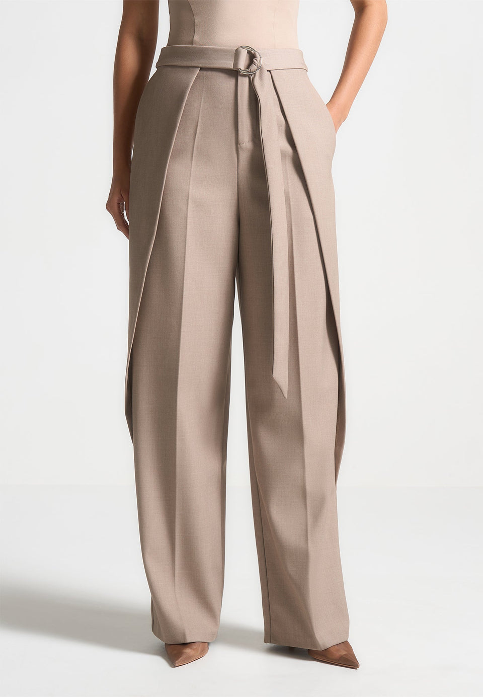 foldover-tailored-trousers-with-d-ring-belt-beige